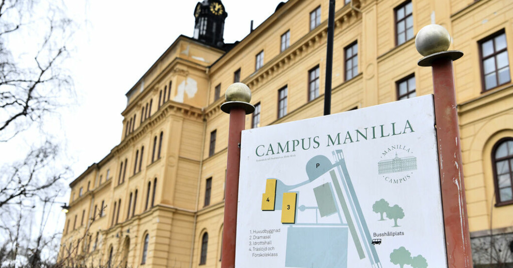 Campus Manilla på Djurgården i Stockholm. Arkivbild. Ministern om skolfusket: Får inte vara naiva
