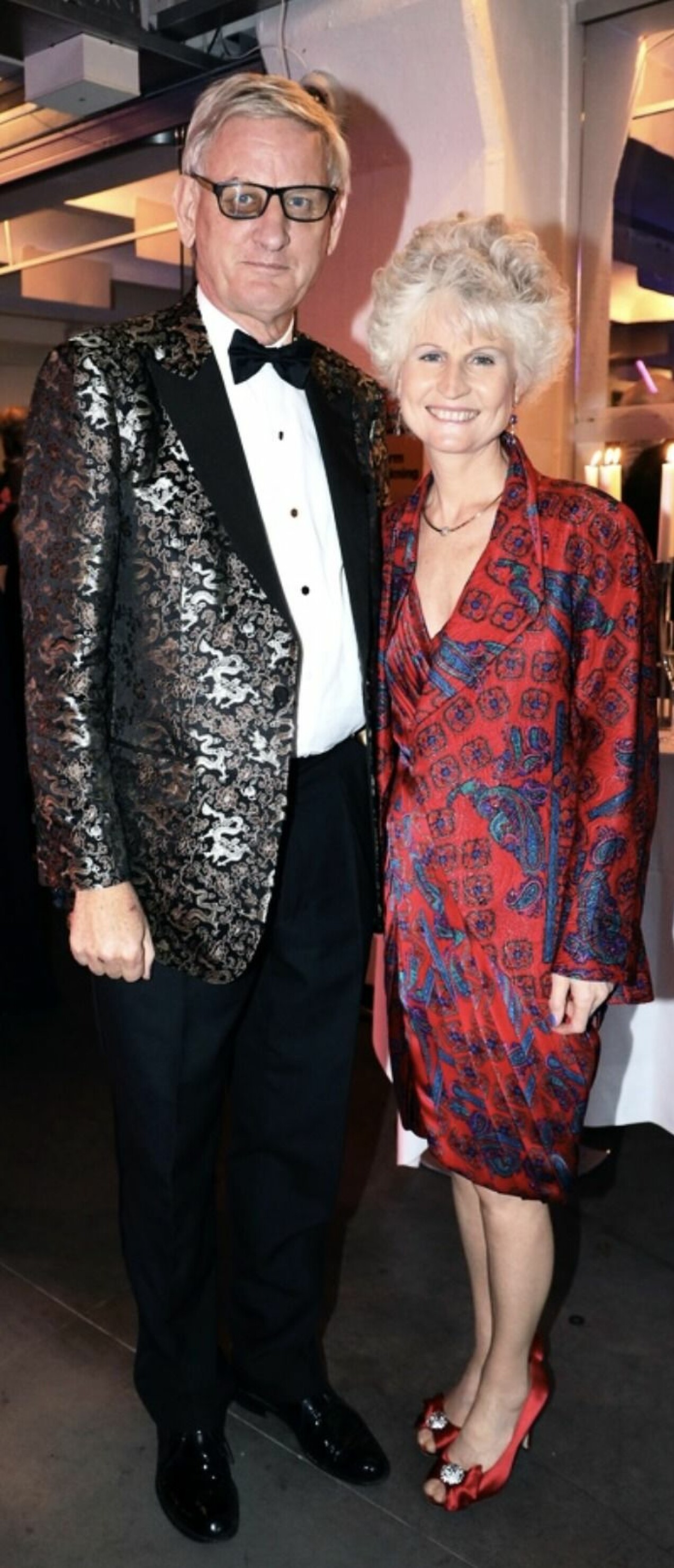 Carl Bildt och frun Anna Maria Corazza Bildt. Carl Bildt och frun Anna Maria Corazza Bildt