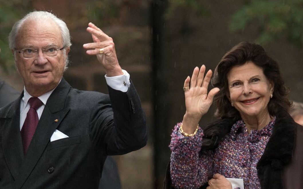 Bonden-Sigrid har träffat på Kungen och Silvia då och då. Swedish royal couple visit Germany - Leipzig