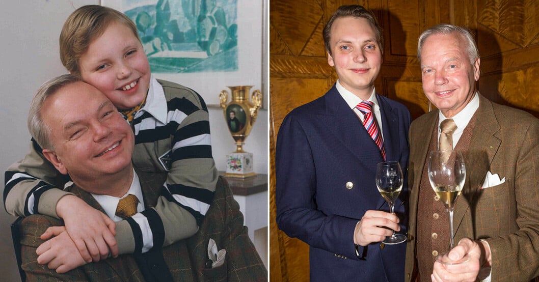 Carl Jan med sonen Carl Johan 2005 och 2016. Carl Jan Granqvist med sonen Carl Johan 2005 och 2016.