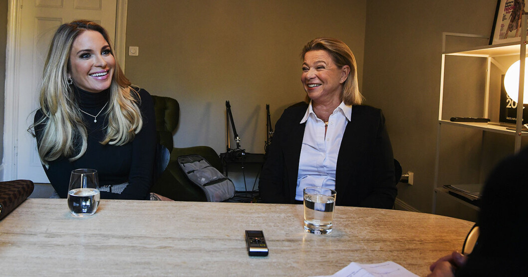 Carolina Gynning och hennes mamma Agneta 2019.