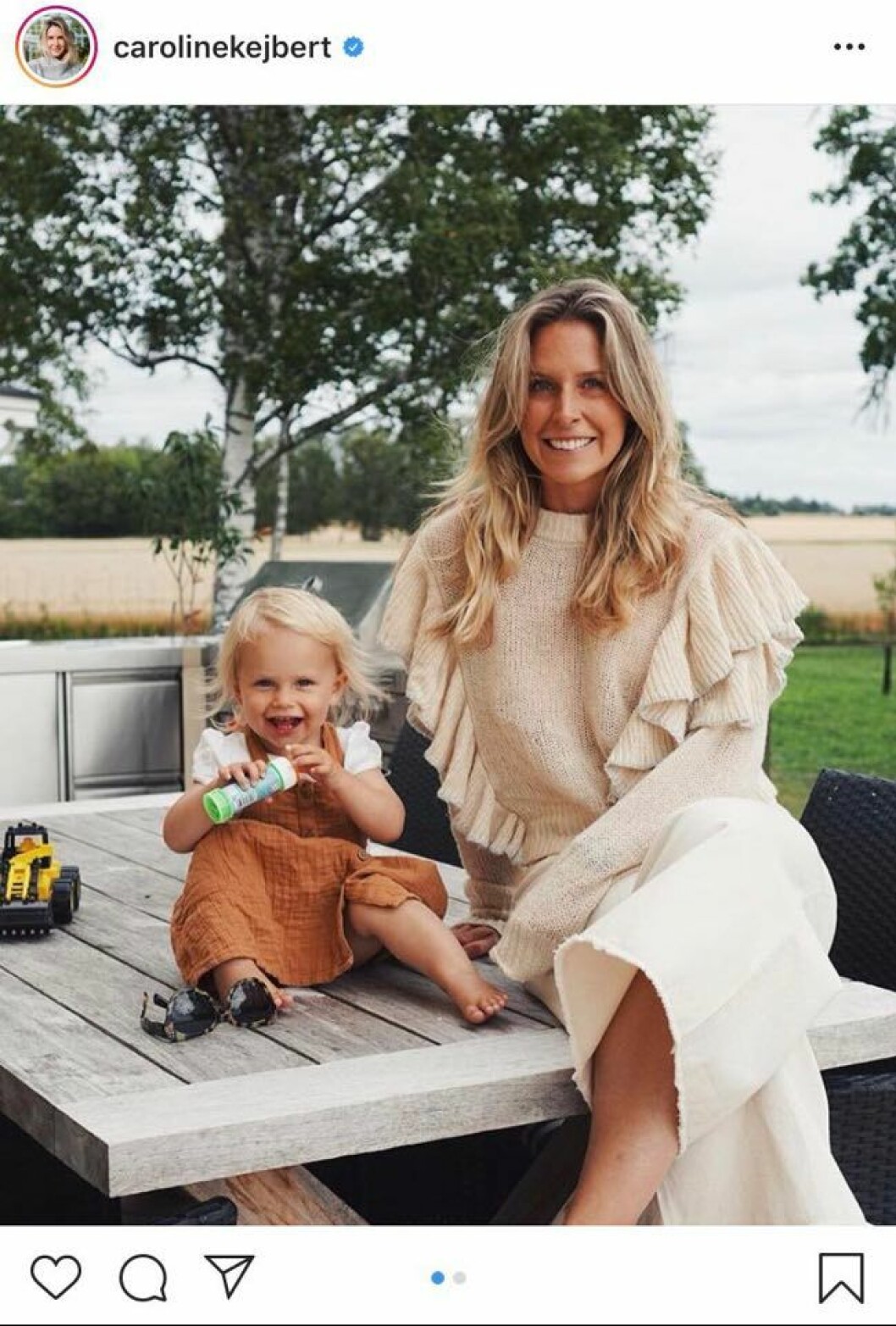 FOTO: Instagram Caroline Kejbert