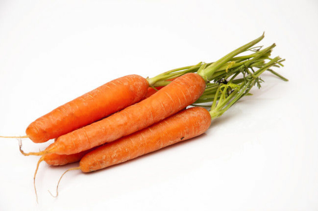orange carrots very good and sweet