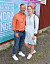 Casper Janebrink och flickvännen Therese Andersson fångades på bild tillsammans för första gången i slutet på juni, i samband med premiären av teaterföreställningen Hundraåringen.