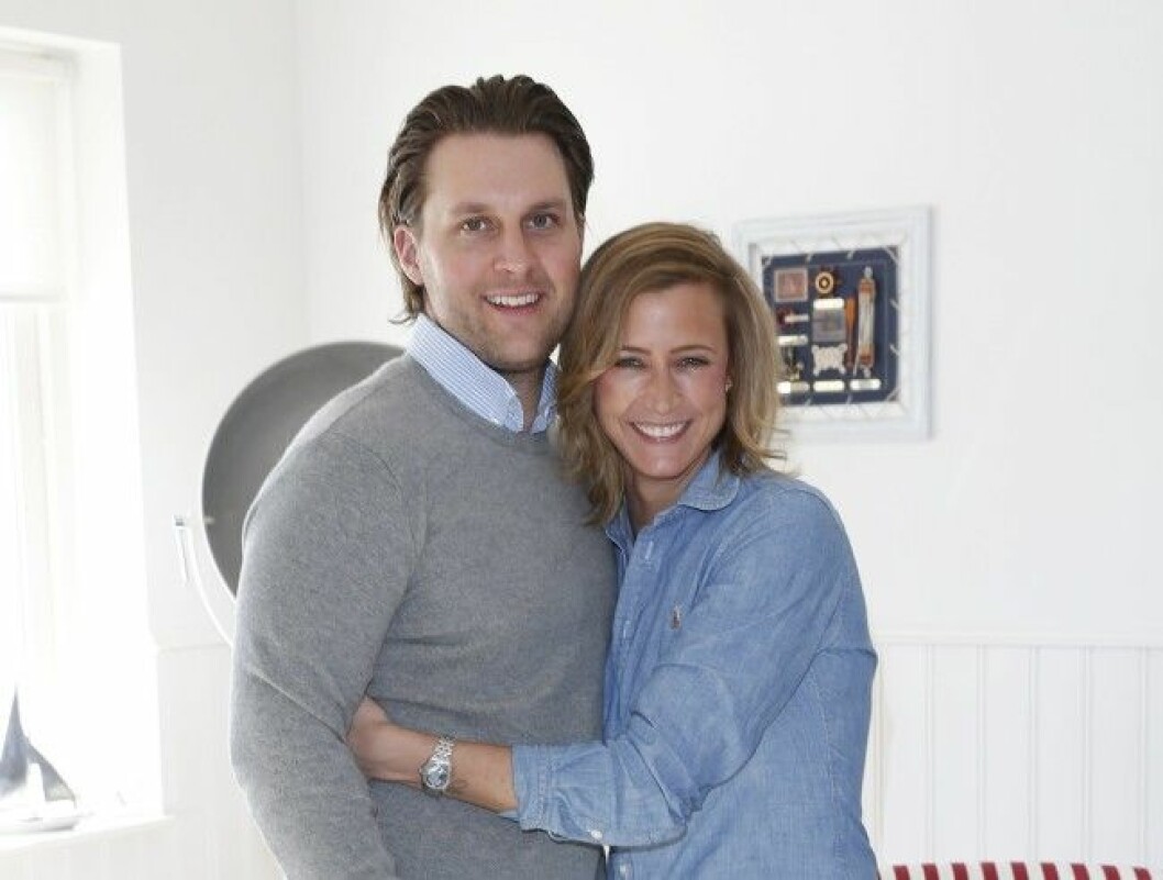 Catarina König med maken Anders König som stöttade henne i tävlingen. Catarina König Sveriges Mästerkock 2016