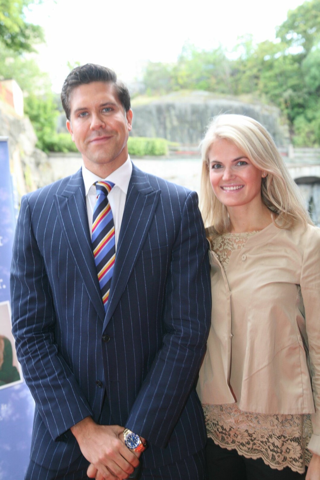 Catherine ”Tin-Tin” Rosén af Burén med fastighetsmogulen Fredrik Eklund. Catherine ”Tin-Tin” Rosén af Burén med Fredrik Eklund