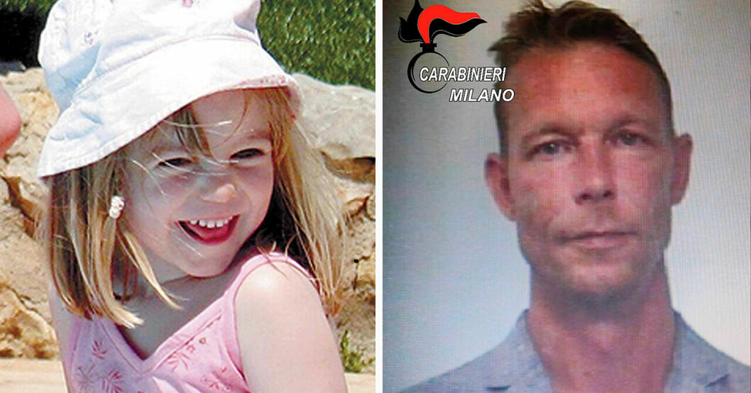 Madeleine McCann och Christian Bruckner.