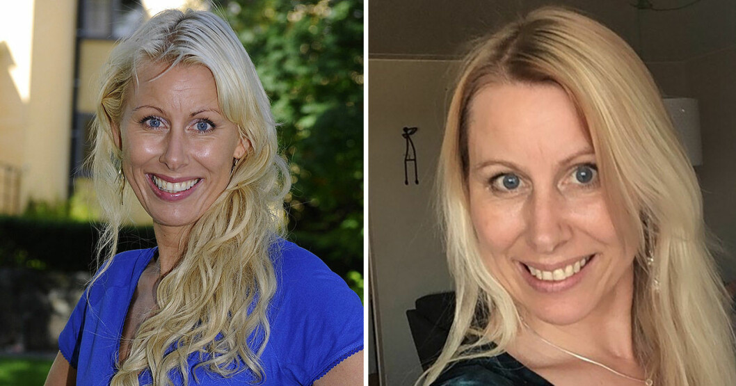 Cecilia i Ensam mamma söker 2012 och hur hon ser ut 2020. <strong>Foto: TT & Privat.</strong> Cecilia Ekeblom i Ensam mamma söker 2012 och hur hon ser ut 2020.