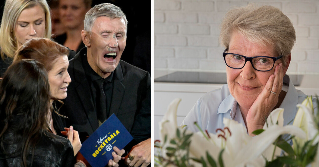 Börje Salming och Jane Cederqvist.