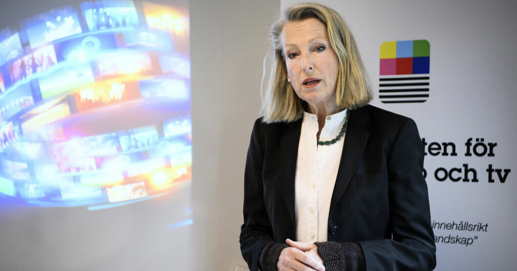 Charlotte Ingvar-Nilsson är generaldirektör på Myndigheten för press, radio och tv. Arkivbild. Statens medieråd går upp i ny myndighet