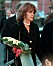 Charlotte Klingspor på prins Ruzzo Reuss begravning år 2002.