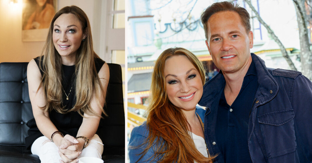 Charlotte och Anders. Charlotte Perrelli och Anders Jensen.