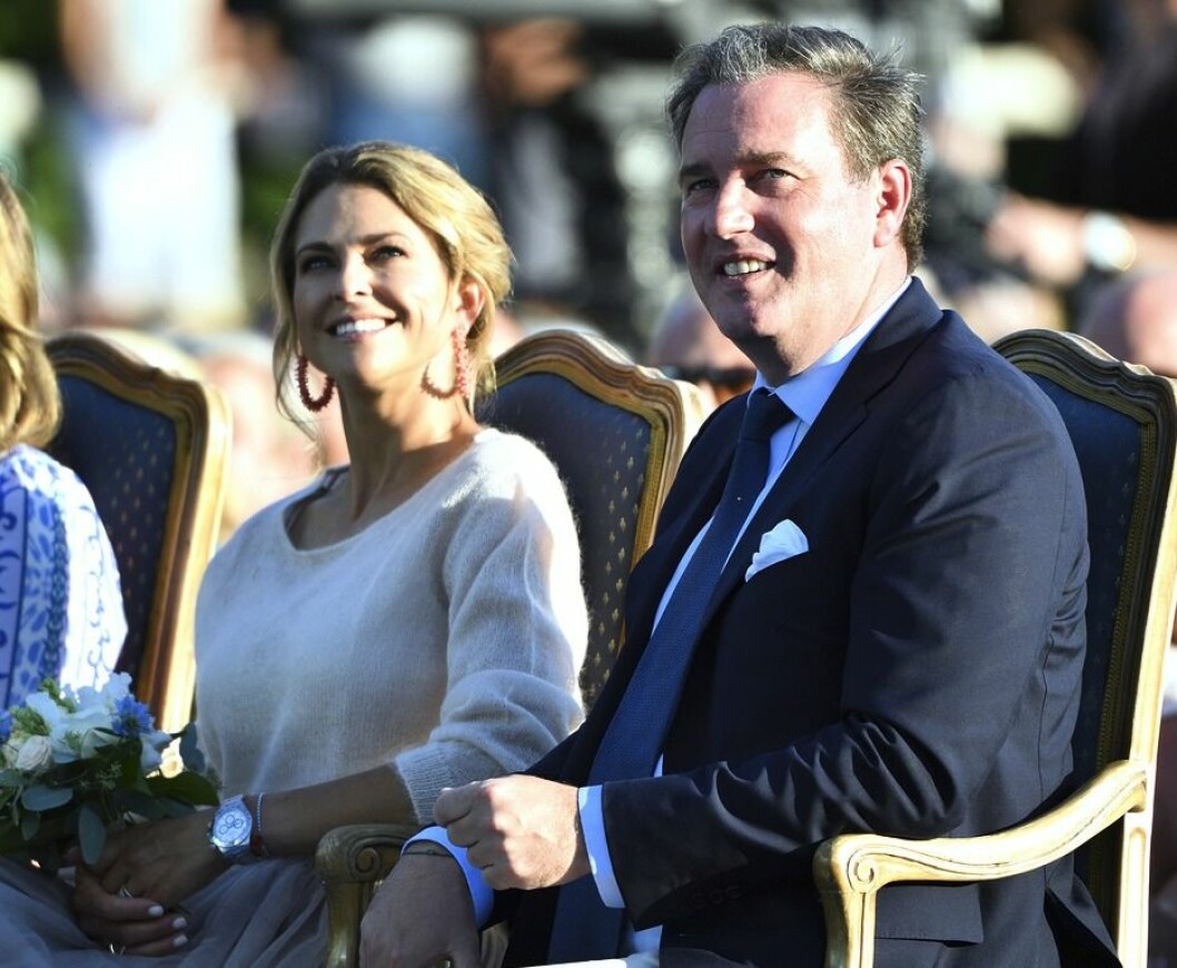 FOTO: Karin Törnblom/TT prinsessan Madeleine och Chris o'neill