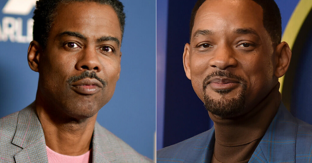 Chris Rock skämtade om örfilen från Will Smith i sin nya föreställning. Arkivbild. Chris Rock slog tillbaka mot Will Smith