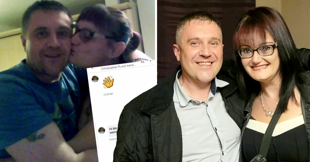Chris och Michelle blev ett par – hade bott grannar i 40 år utan att veta om det.