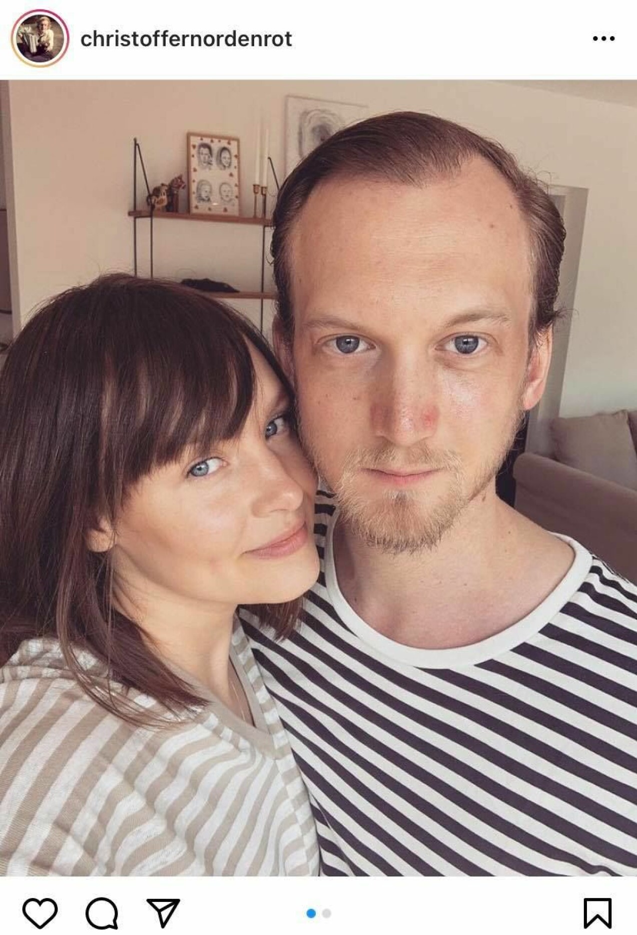 Christoffer och Sofia Nordenrot. Christoffer Nordenrot och frun