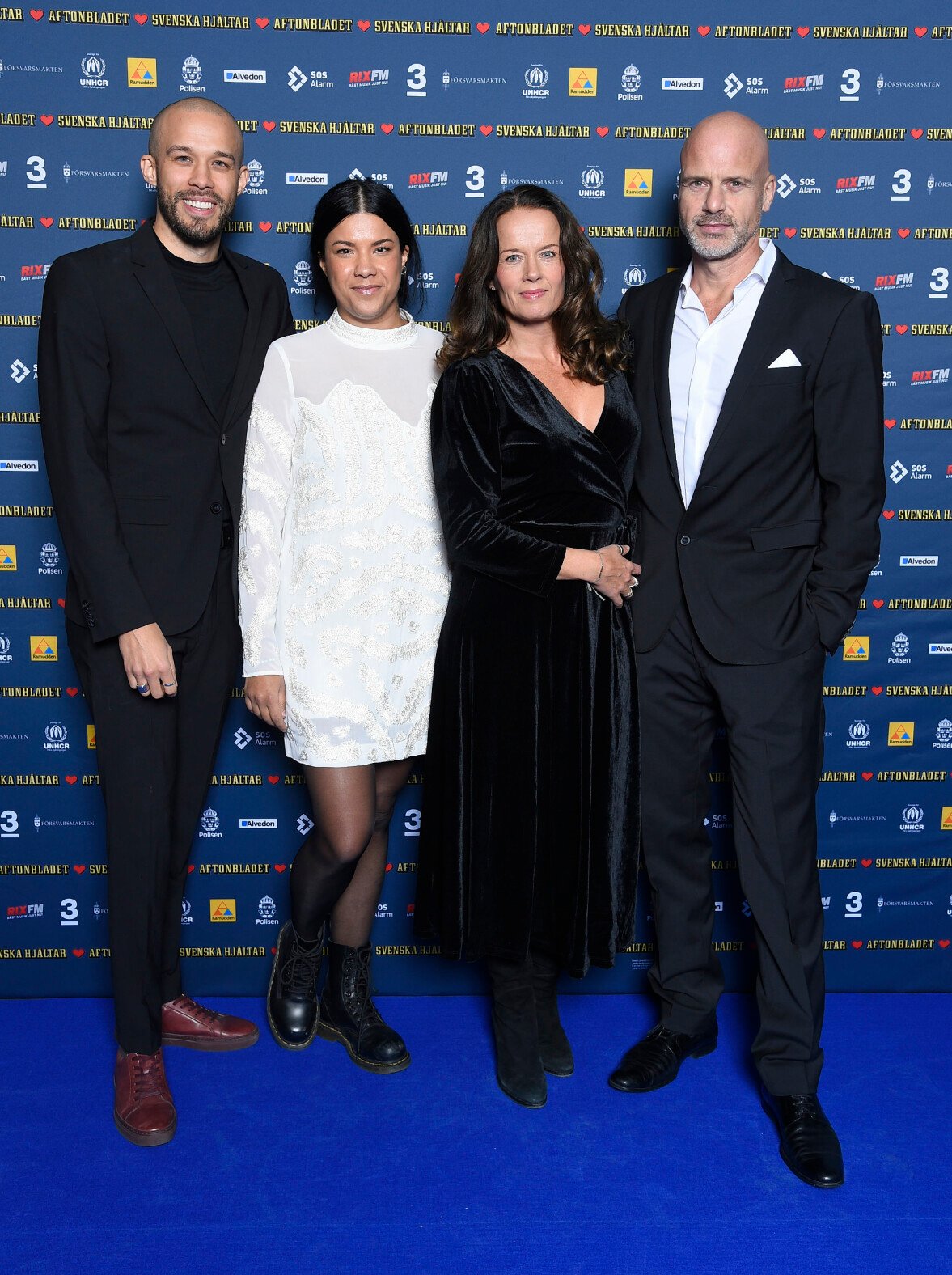 Christopher Taylor, Love Taylor, Malin Berghagen och Martin Charlton på Svenska hjältar-galan 2019. Christopher Taylor, Love Taylor, Malin Berghagen och Martin Charlton på Svenska hjältar-galan 2019.