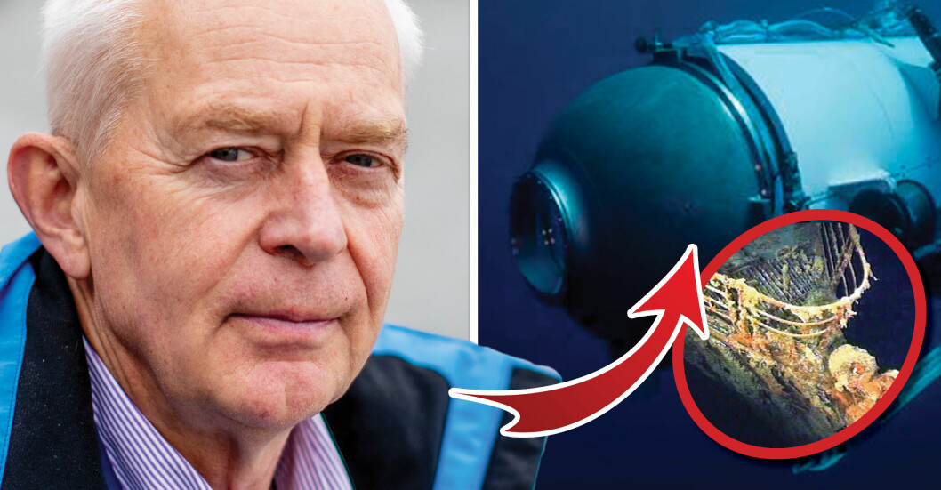 Titanickännaren Claes-Göran Wetterholm har två vänner ombord på den försvunna ubåten. Arkivbild. Titanickännaren Claes-Göran Wetterholm har två vänner ombord på den försvunna ubåten. Arkivbild.