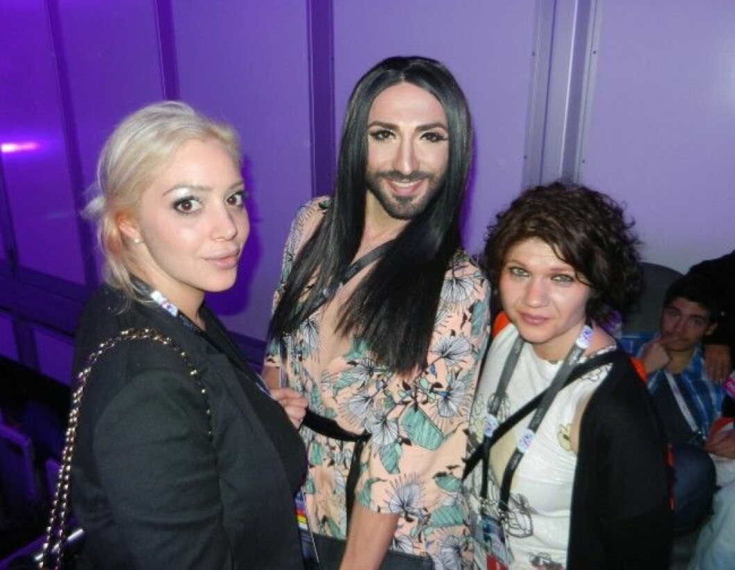 Conchita Wurst eller Conchita 4711? Hänts utsända var stundtals förvirrade. Conchita Wurst eller Conchita 4711? Hänts utsända var stundtals förvirrade.