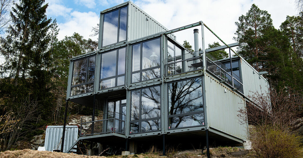 <em>Grand Designs Årets hus</em> – Containerhouse. Containerhouse på Värmdö.