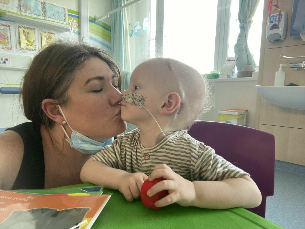 Mamma Emma, 35, med Sebastian, 3.
