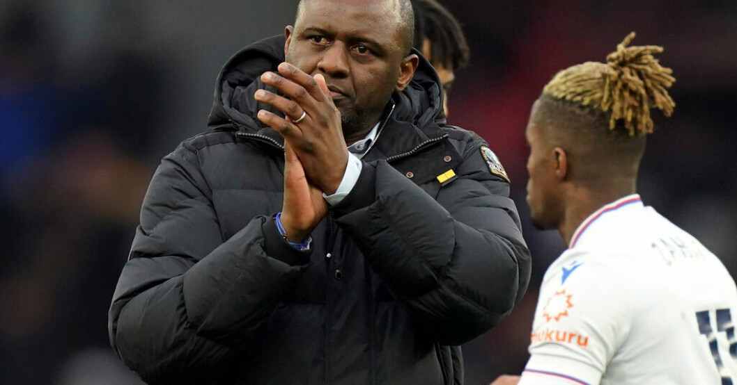 Crystal Palace sparkar Patrick Vieira. Inga segrar i år – nu får Vieira sparken