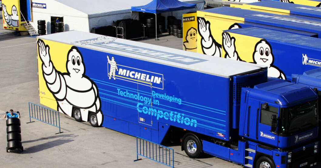 Däcktillverkaren Michelin lämnar Ryssland. Arkivbild. Däckjätte lämnar Ryssland