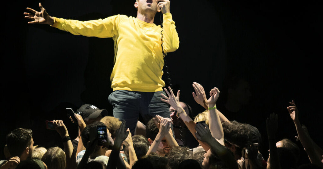 Damon Albarn på scen 2018. Arkivbild. Blur släpper nytt album efter åtta år