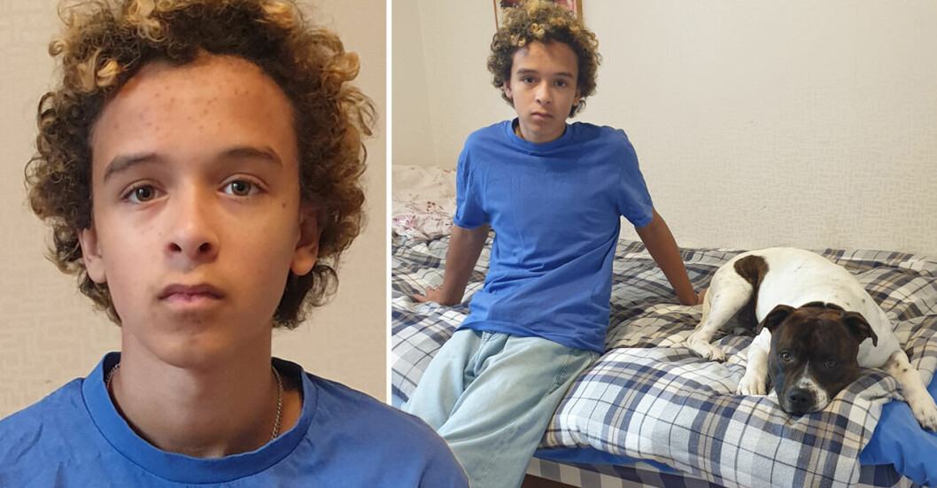 15-årige Dan Michael Broberg riskerar att bli vräkt.