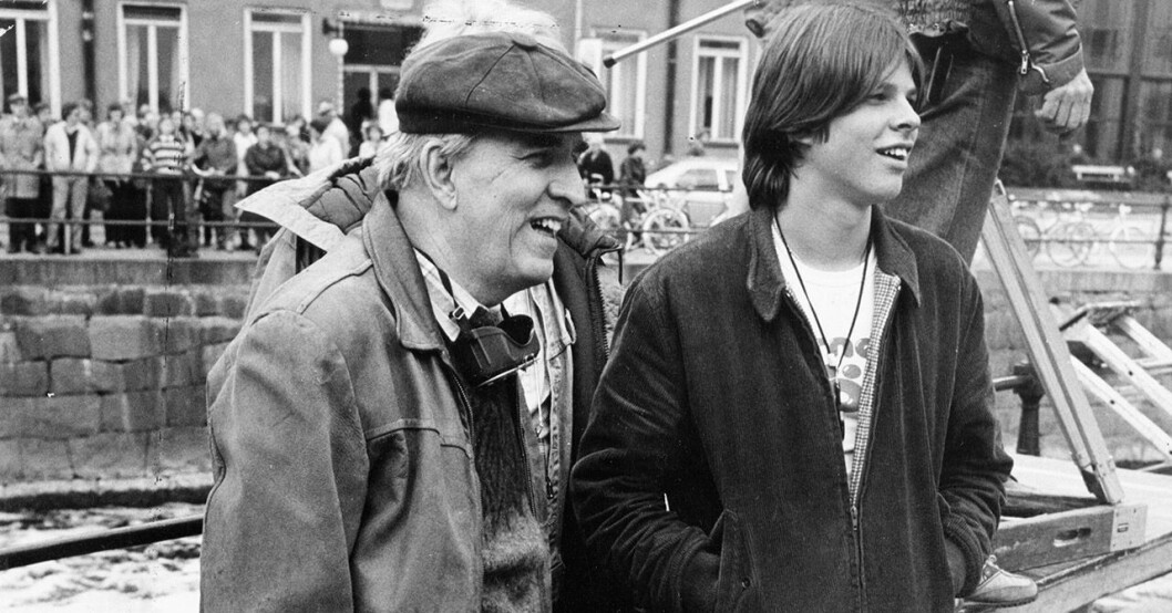 Daniel med pappa Ingmar 1981.
