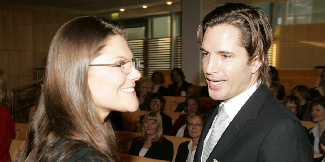 Kronprinsessan Victoria och Daniel Collert 2005.