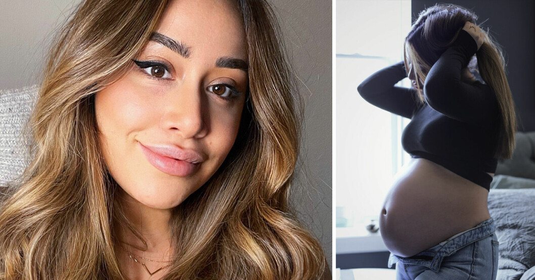 Svenska Daniella Asher, 31, om chocken innan förlossningen