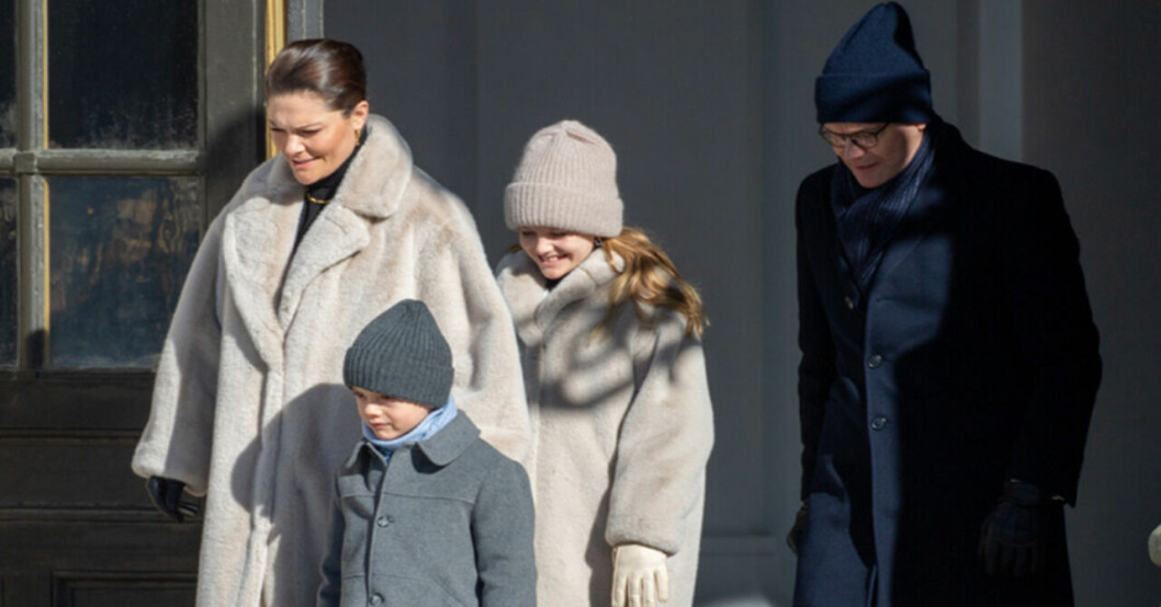 Estelle med familj