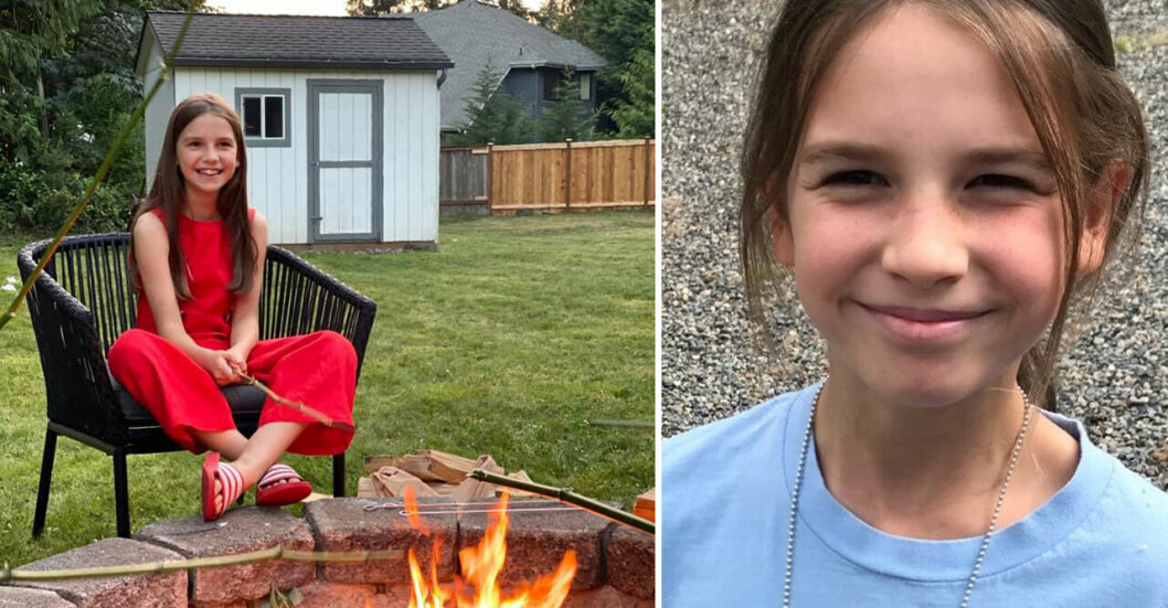 <strong>Danika Ross blev tio år. Hennes pappa Simon berättar att dotterns namn betyder morgonstjärna på föräldrarnas modersmål ryska.</strong> <b>Danika Ross blev tio år. Hennes pappa Simon berättar att hennes namn betyder morgonstjärna på ryska.</b>