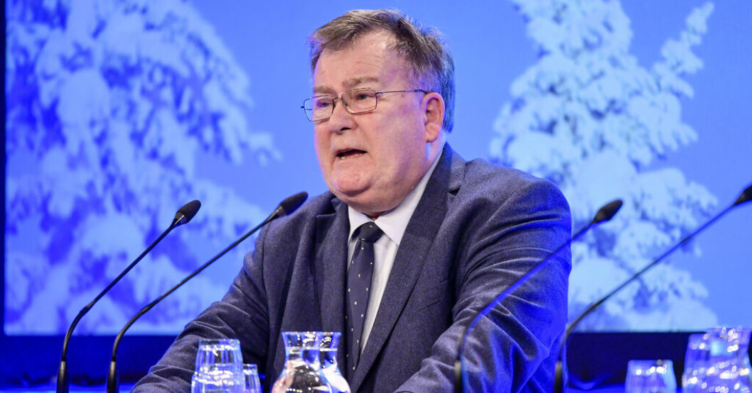 Danmarks tidigare försvarsminister Claus Hjort Frederiksen. Arkivbild. Exminister åtalas för röjda statshemligheter