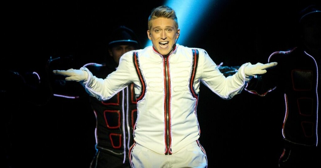 Danny Saucedo tävlade med låten "Amazing" i Melodifestivalen 2012. Arkivbild. Danny Saucedo till Hall of Fame