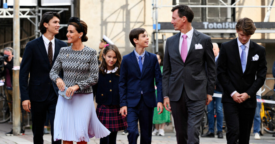 Prins Joachim, Marie och barnen