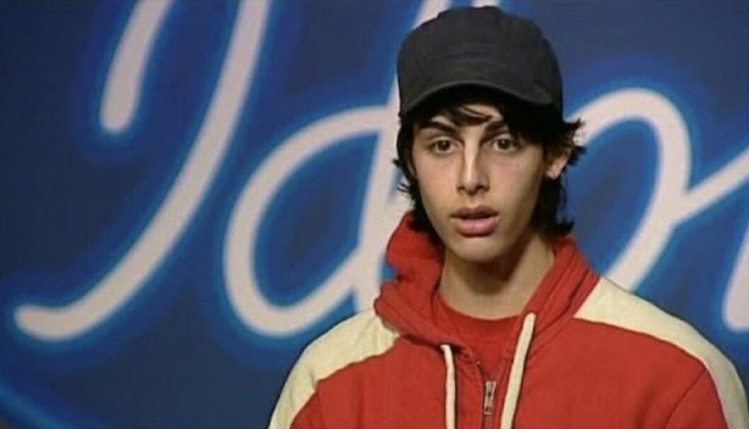 Darin Zanyar på sin alldeles första Diol-audition 2012. FOTO: TV4 Darin Zanyar på sin alldeles första Diol-audition