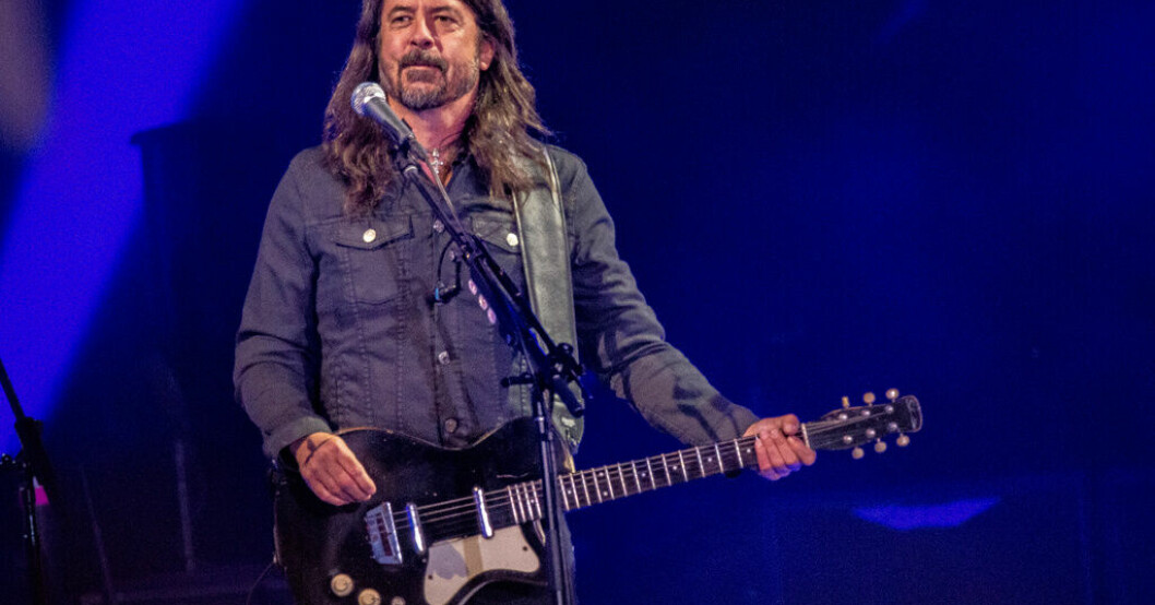 Dave Grohl, frontman i Foo Fighters. Arkivbild. Foo Fighters på turné efter Hawkins död