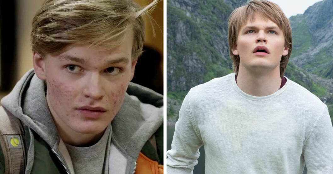 David Stakston i Skam och i Netflix-serien Ragnarök. David Stakston i Skam och Ragnarok.