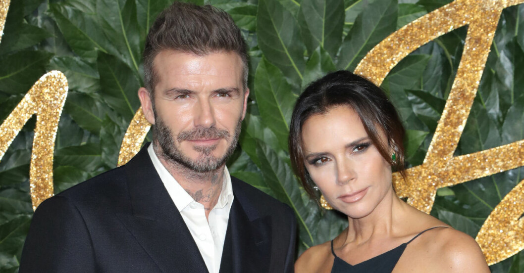 David Beckham och Victoria Beckham.
