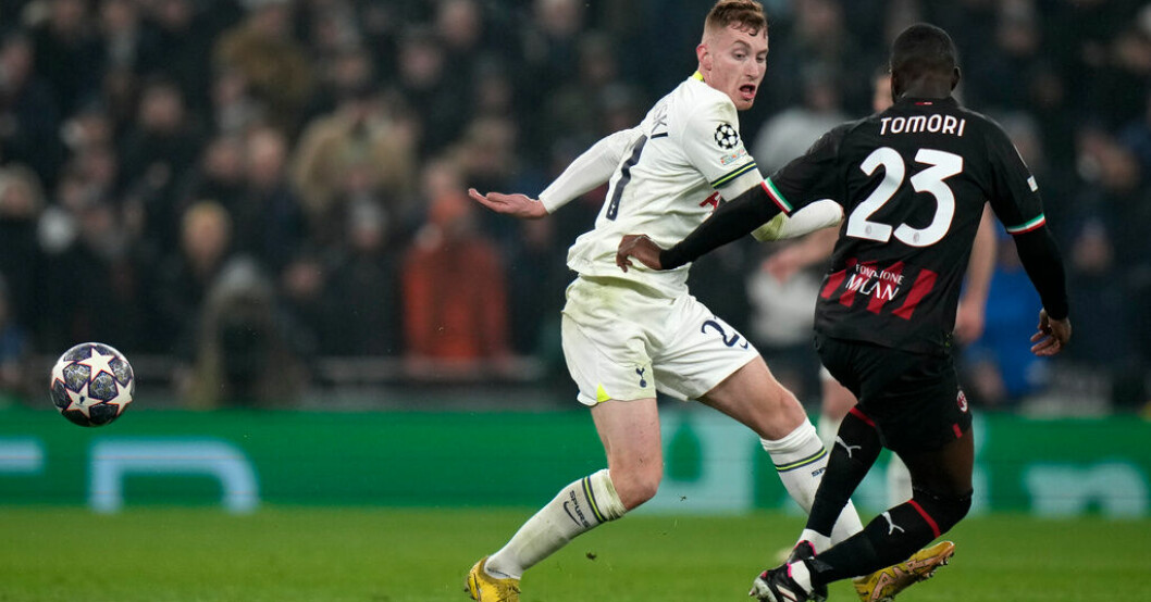 Dejan Kulusevski spelade från start mot Milan. Milan vidare i CL – nollade Tottenham