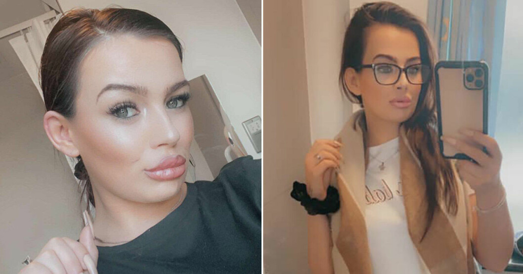 Demi-Nicole Dunlop efter att hon slutat med droger. Demi-Nicole Dunlop efter att hon slutat med droger.