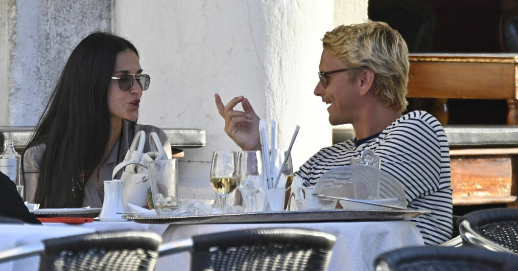 Demi avnjöt en romantisk middag med Patrick. Demi Moore och Patrick Hilgårt.