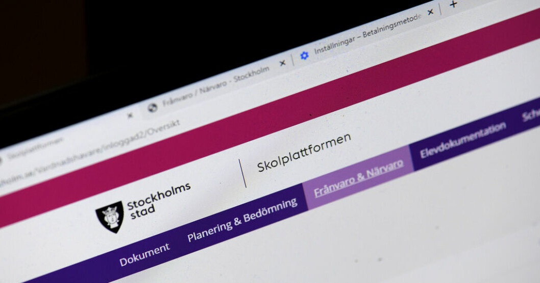 Den hårt kritiserade Skolplattformen skrotas. Arkivbild. Hårt kritiserad skolplattform skrotas