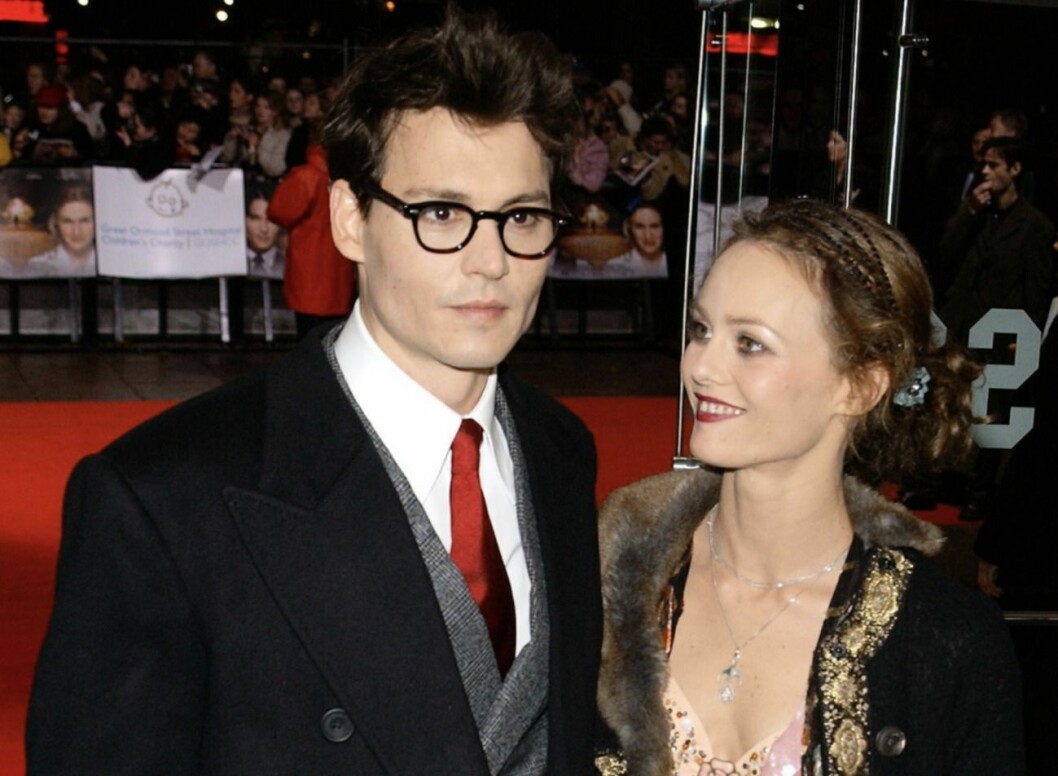 FOTO: Ian West/TT Johnny Depp och ex-frun Vanessa Paradis