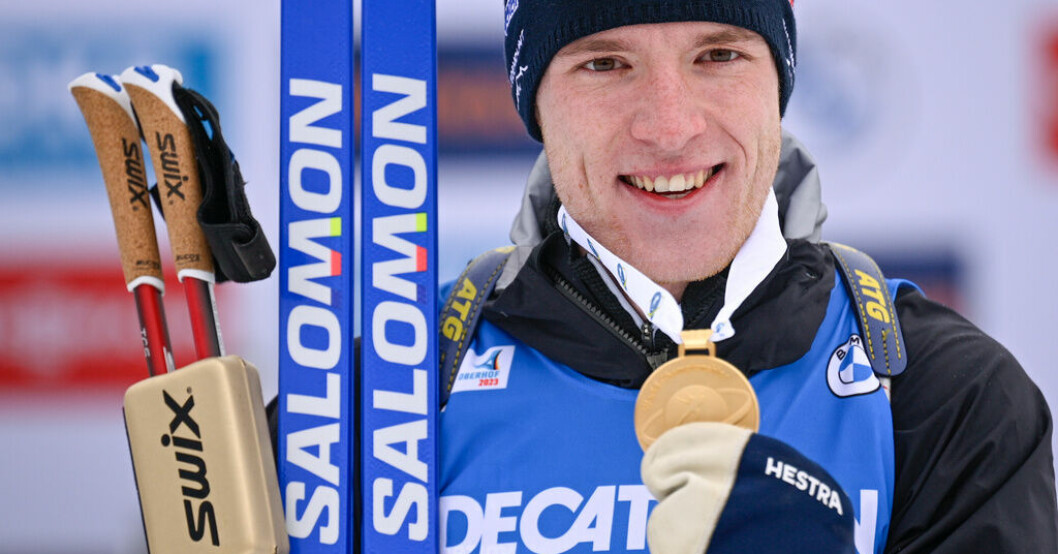 Det blev ett VM-guld för Sebastian Samuelsson. Tränaren efter succén: "Inte kunnat drömma om"