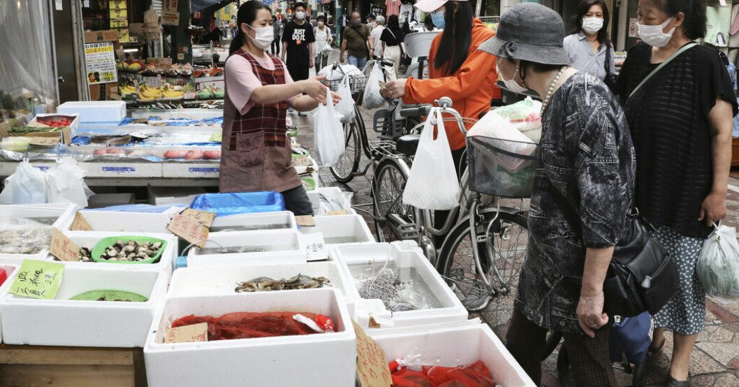 Det blir dyrare att handla i Japan, men inflationen kan ha nått sin topp. Arkivbild. Japans inflation oförändrad