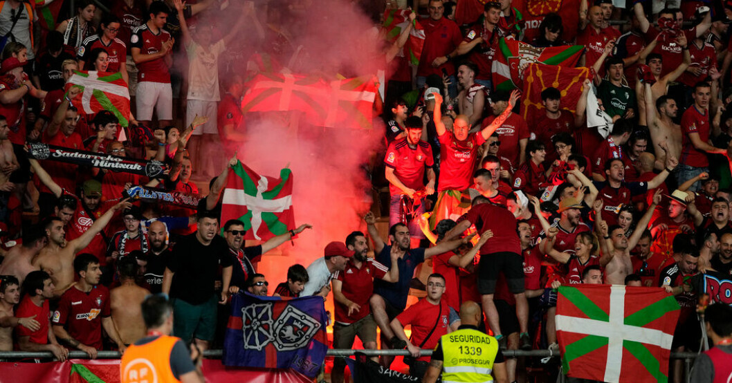 Det blir ingen Europaspel för Osasuna och dess supportrar. Arkivbild. Anklagas för matchfixning – klubben portas