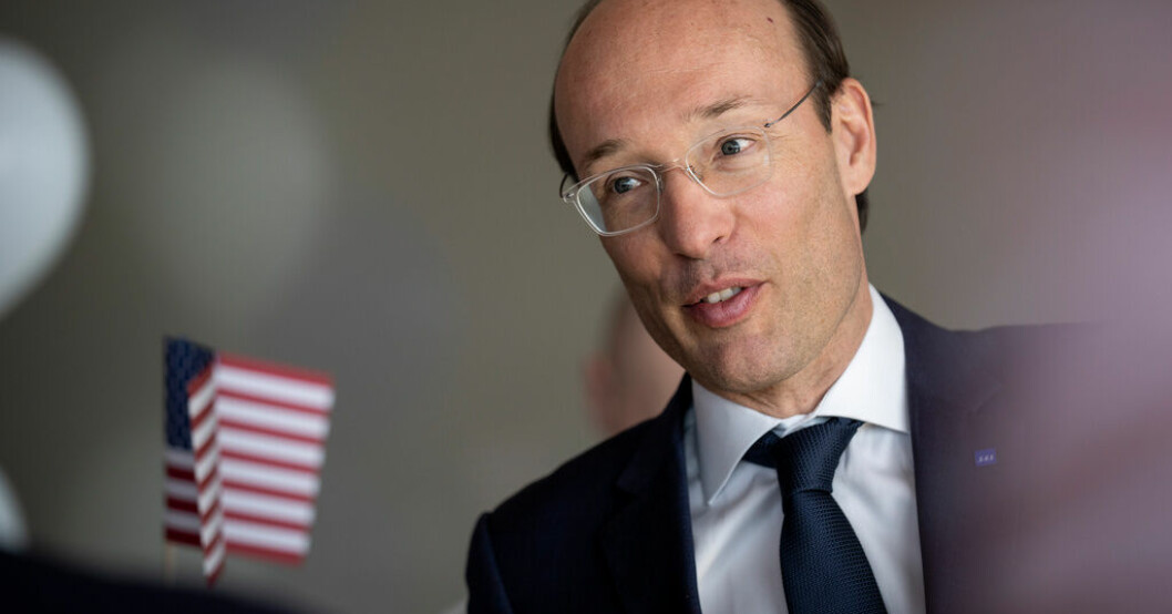 Det krisdrabbade flygbolaget SAS, med vd Anko van der Werff, kan tas över av riskkapitalistbolaget Apollo Global Management. Arkivbild. Uppgifter: Riskkapitalist vill ta över SAS